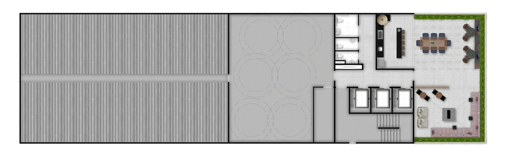 Maskan Ipiranga: Pavimento rooftop