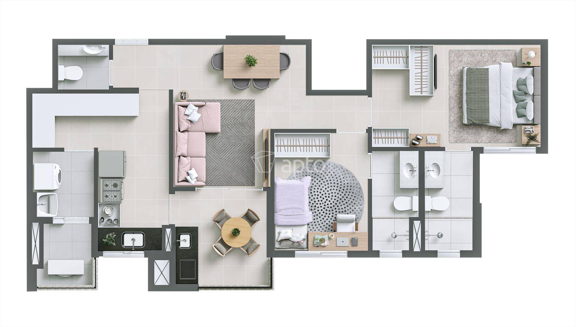 Planta do Mirai Campestre