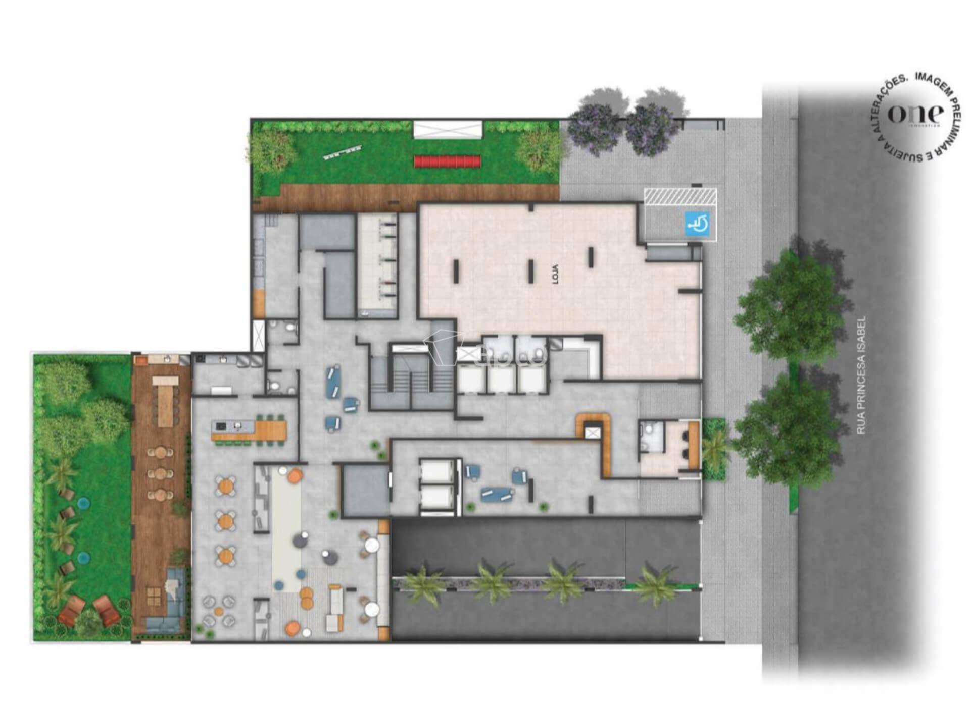 Planta do Modern Campo Belo