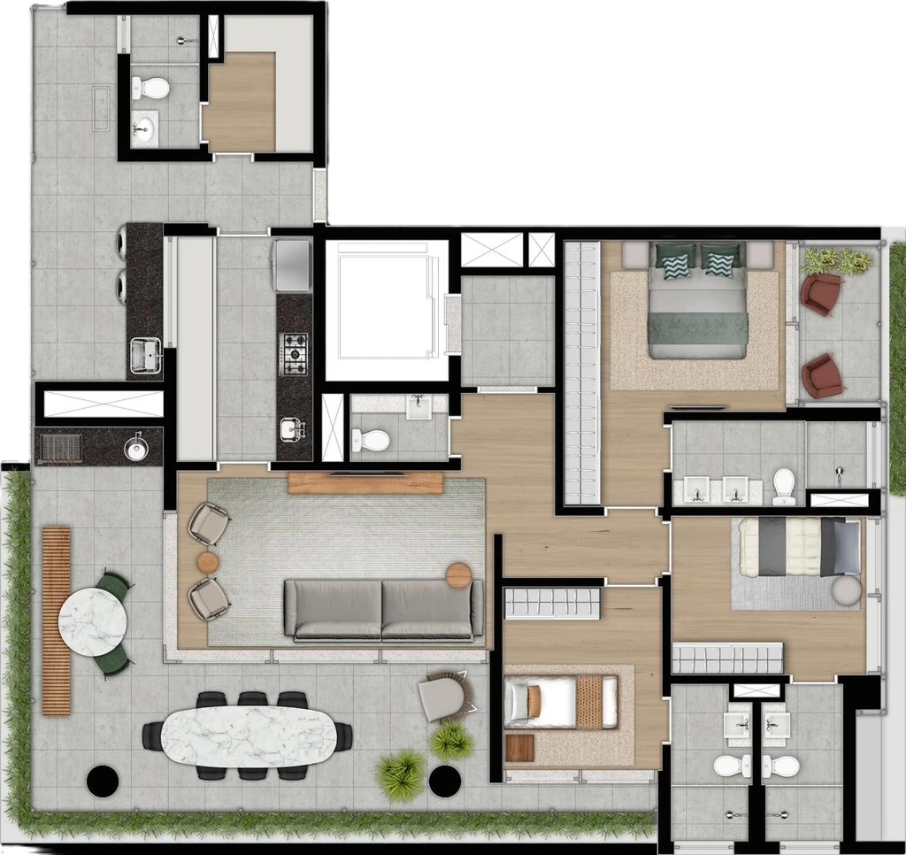 Planta do Moma Moema