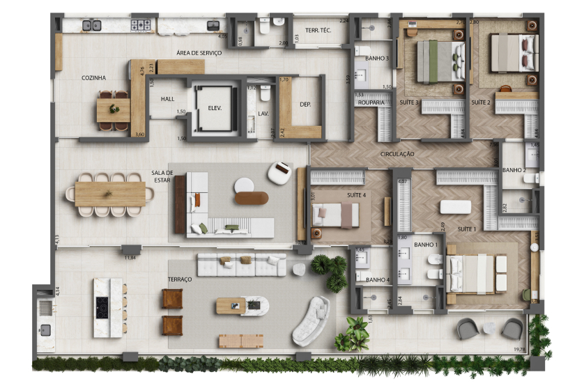 Monã The Grand Lodge: 4 dorm 284m²