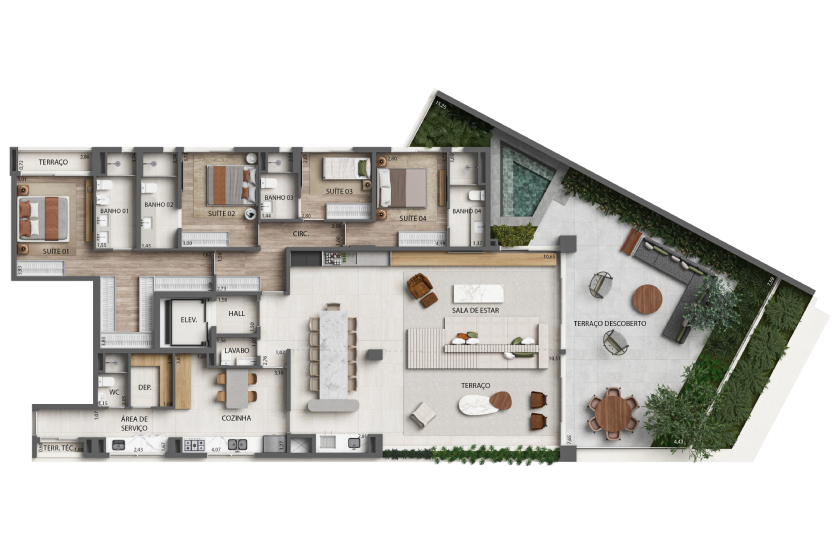 Monã The Grand Lodge: 4 dorm 323m² garden