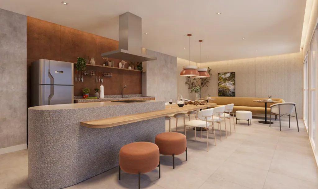 Monumental Residencial Conx: Espaço gourmet