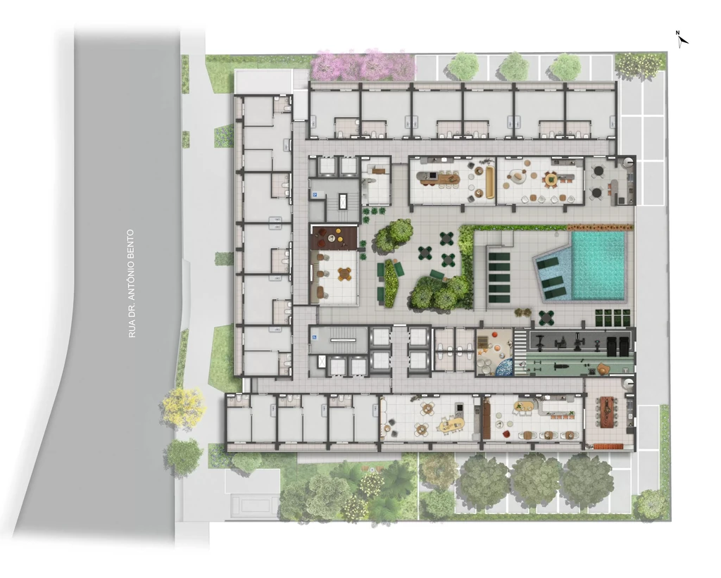 Monumental Residencial Conx: Pavimento 4