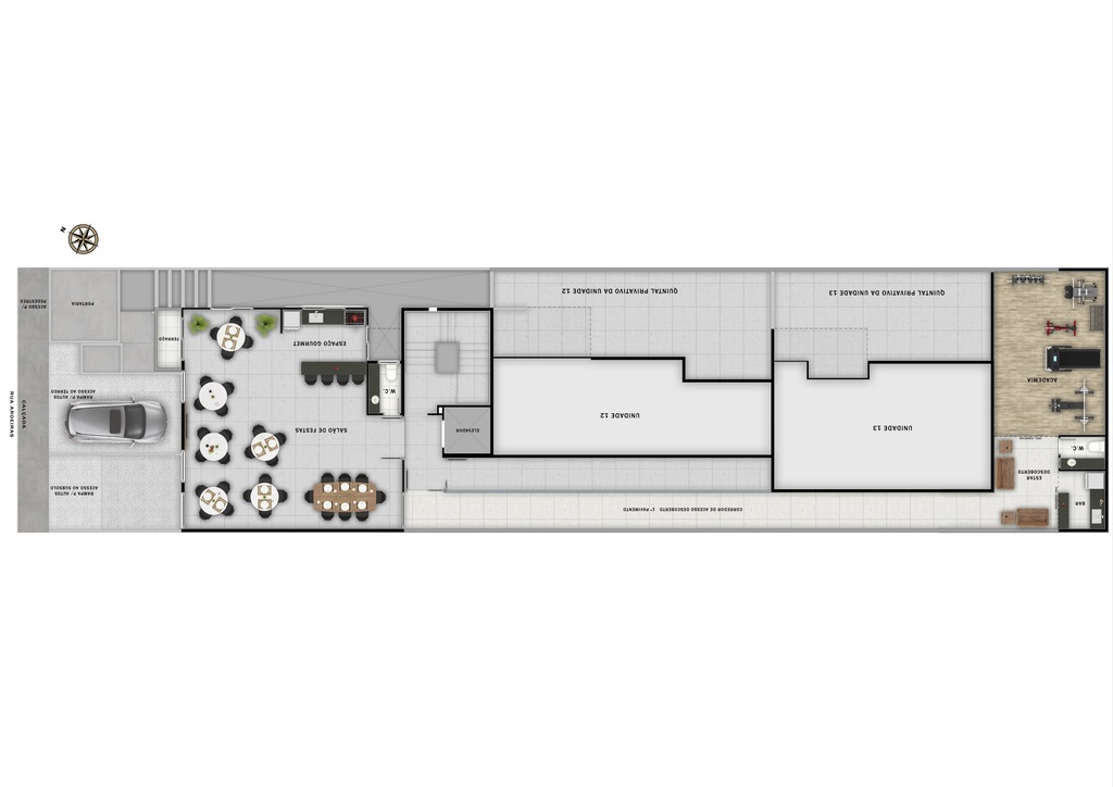 Move Jardim: Pavimento térreo