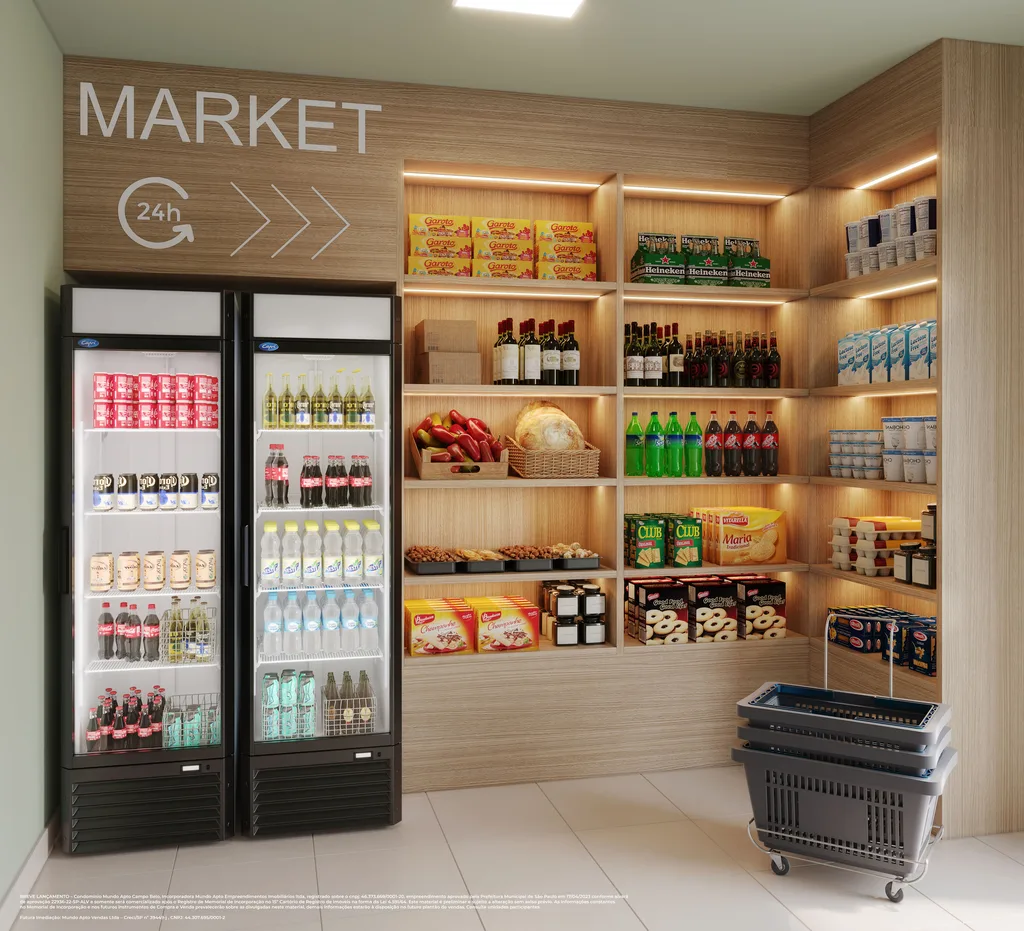 Mundo Apto Campo Belo: Mini mercado