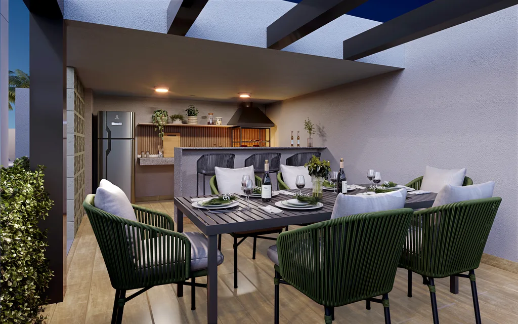 Mundo Apto Elevato Brooklin: Espaço gourmet