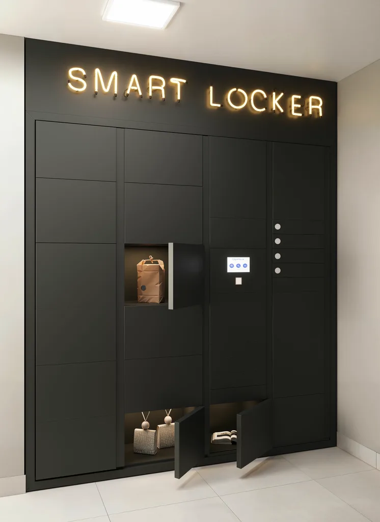 Mundo Apto Elevato Brooklin: Lockers