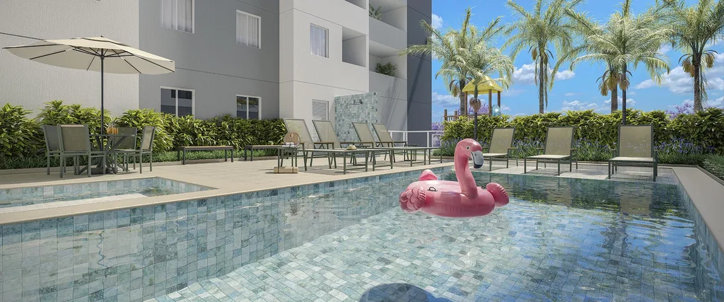 Mundo Apto Essência Vila Prudente: Piscina