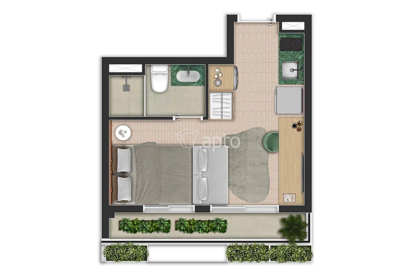 Planta do Nex One Alameda Itu