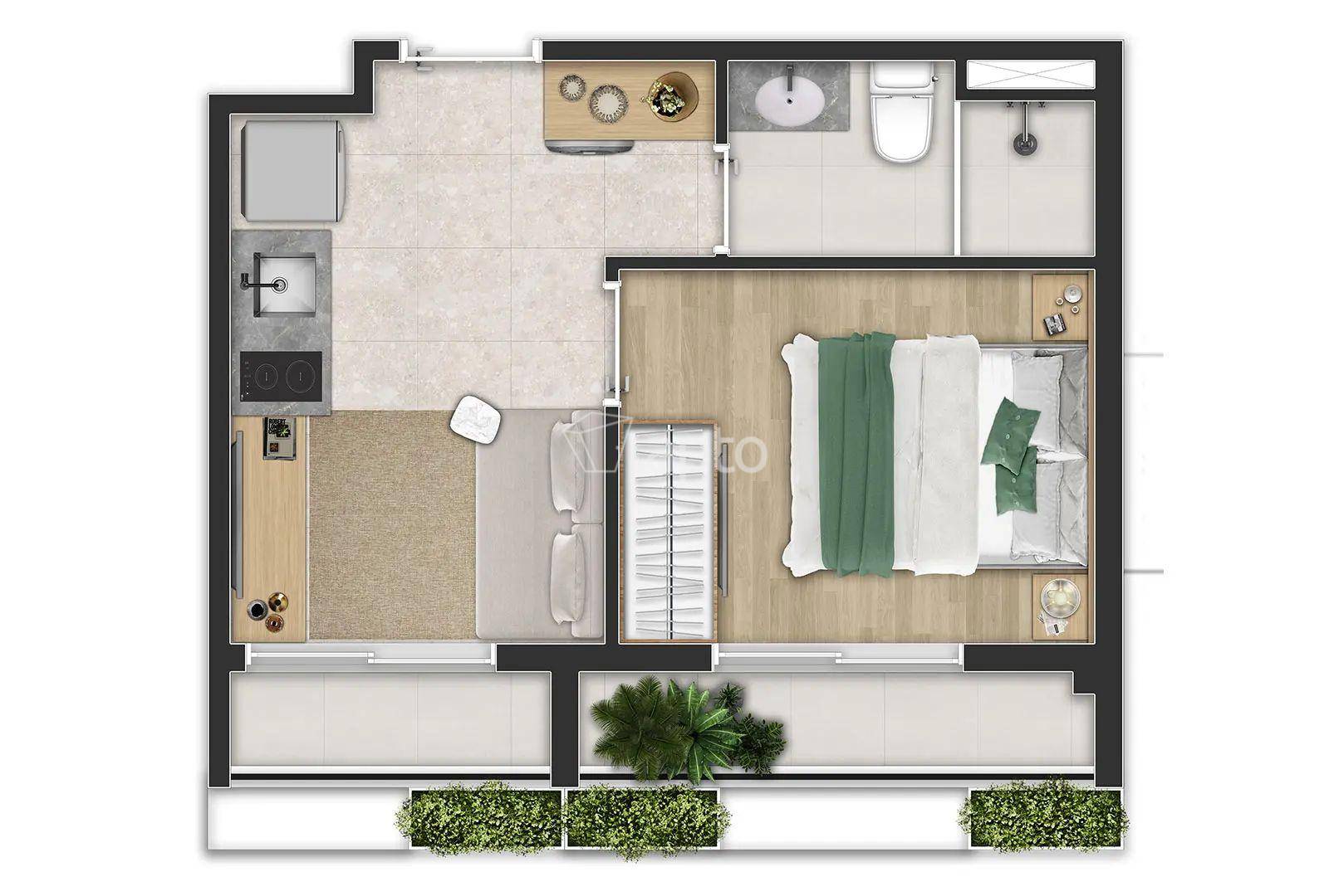 Planta do Nex One Alameda Itu
