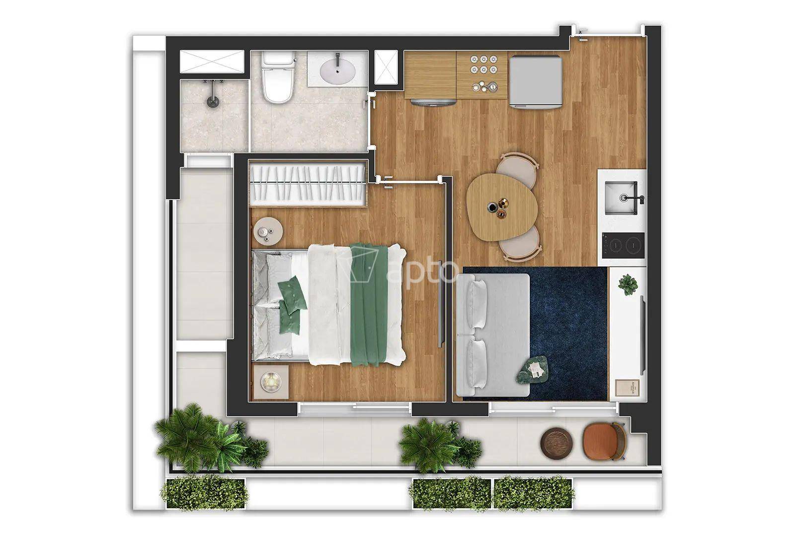 Planta do Nex One Alameda Itu