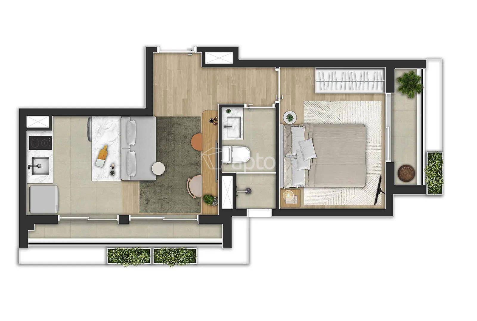 Planta do Nex One Alameda Itu