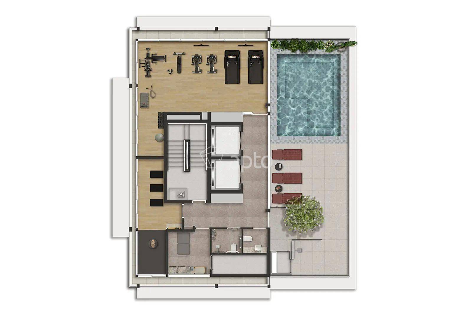 Planta do Nex One Alameda Itu