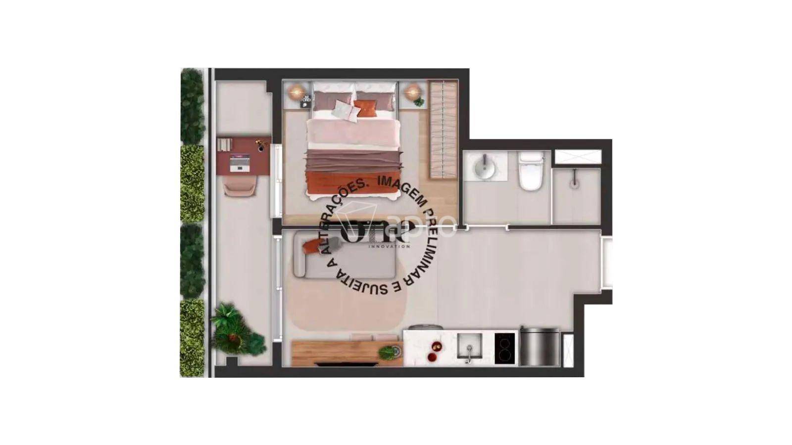 Planta do Nex One Joaquim Floriano