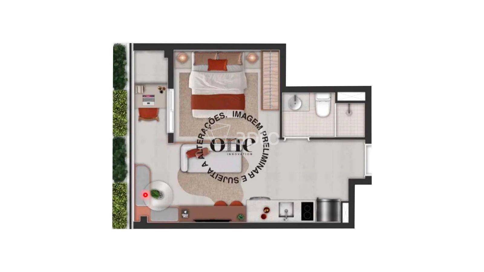 Planta do Nex One Joaquim Floriano