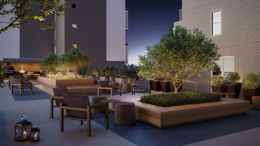 Nex One Jurupis: Terraço coletivo