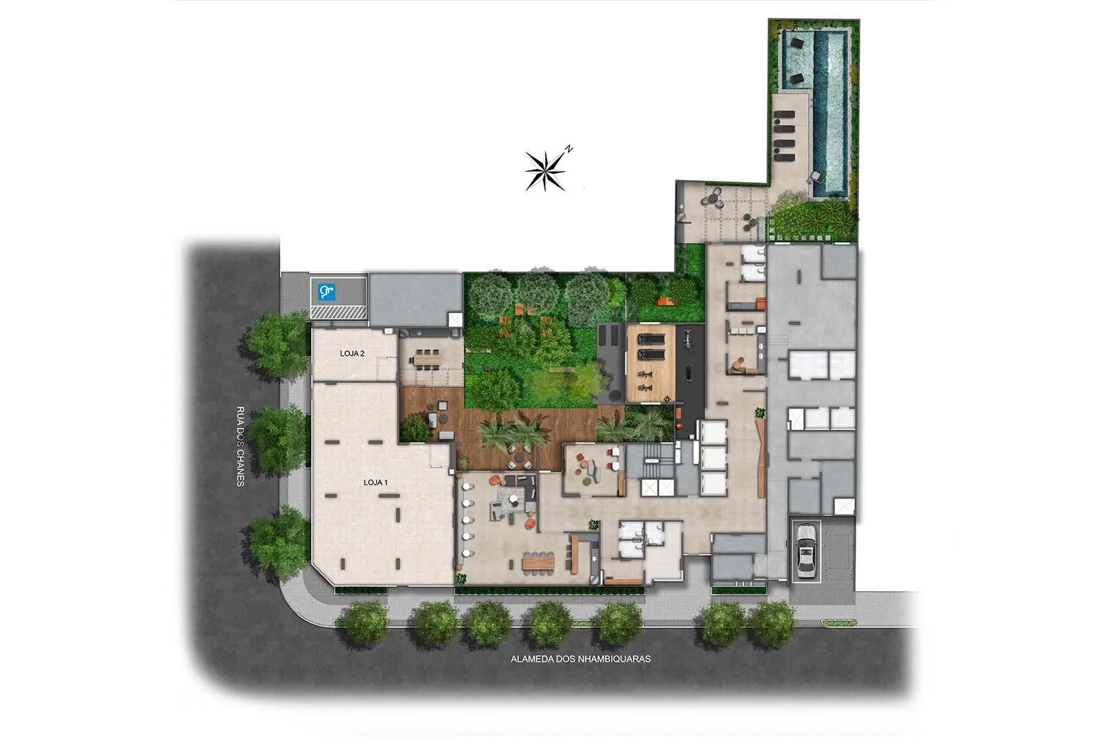Planta do Nex One Nhambiquaras