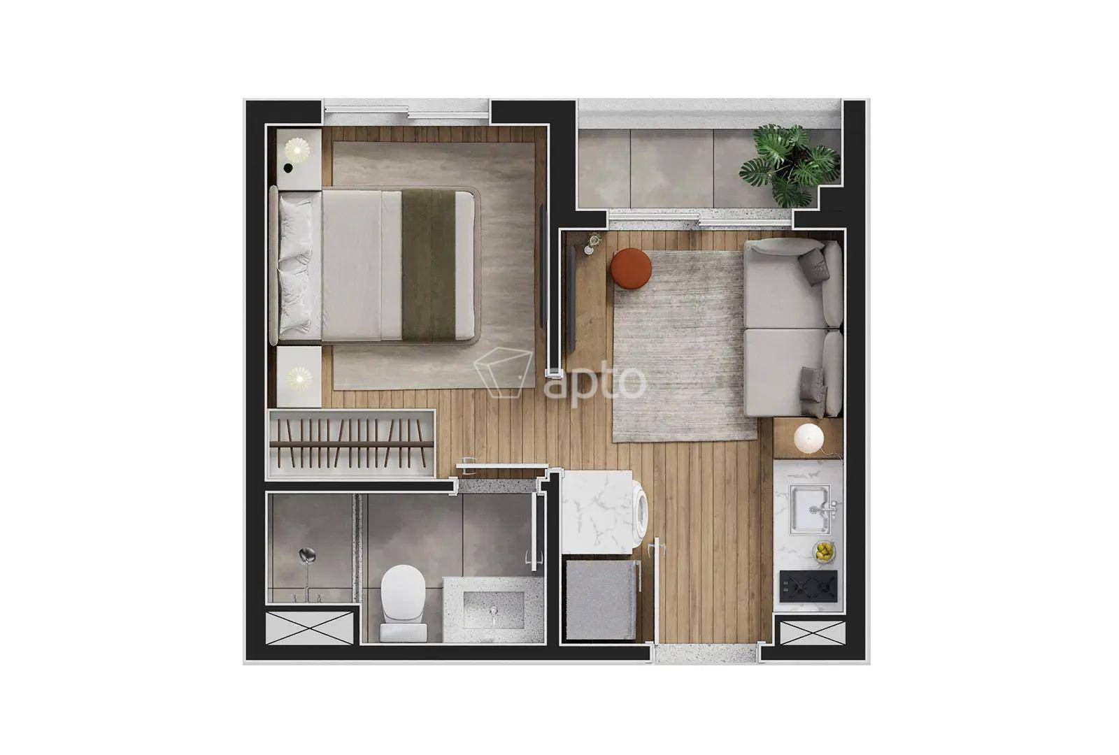 Planta do Nex One Park View