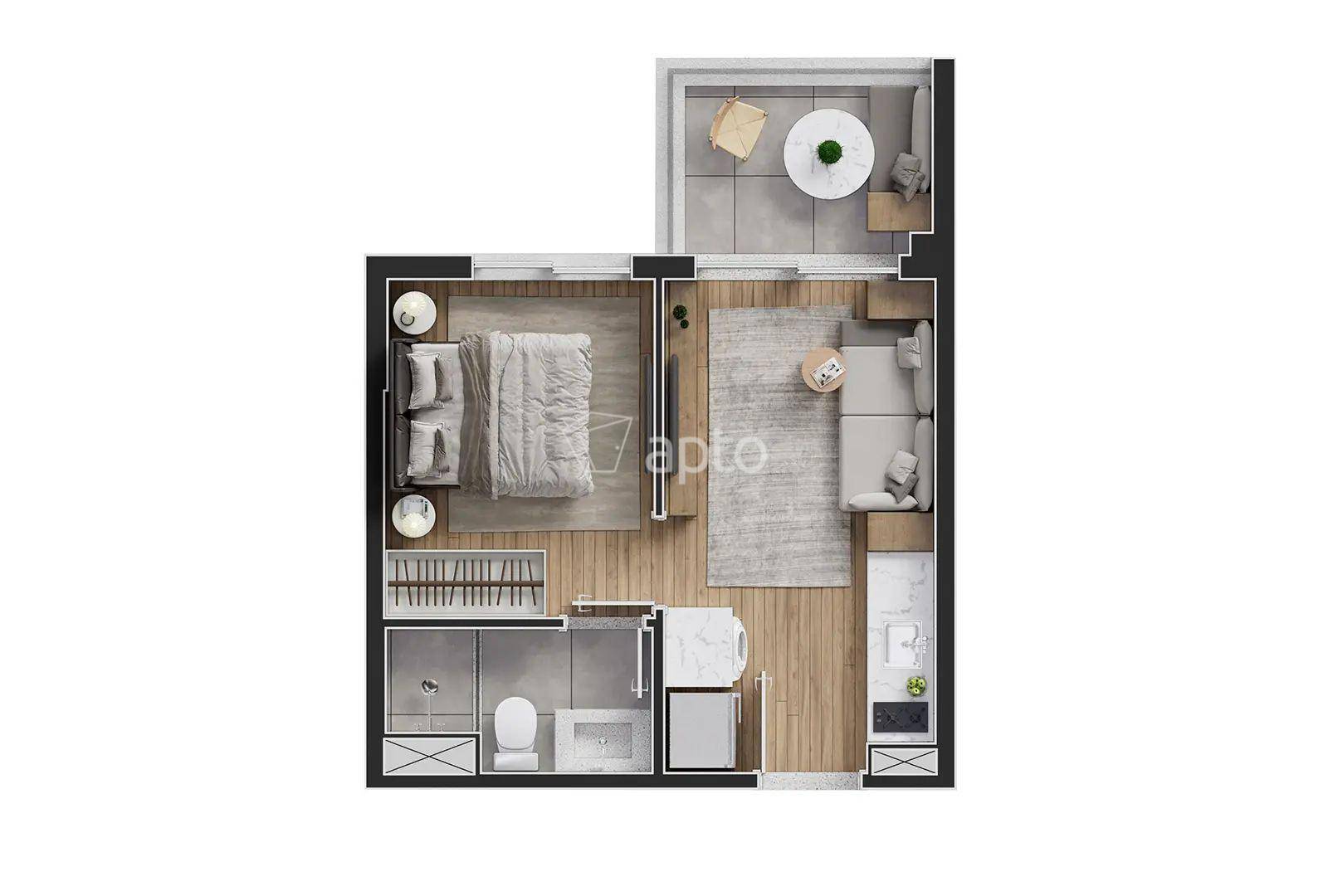 Planta do Nex One Park View
