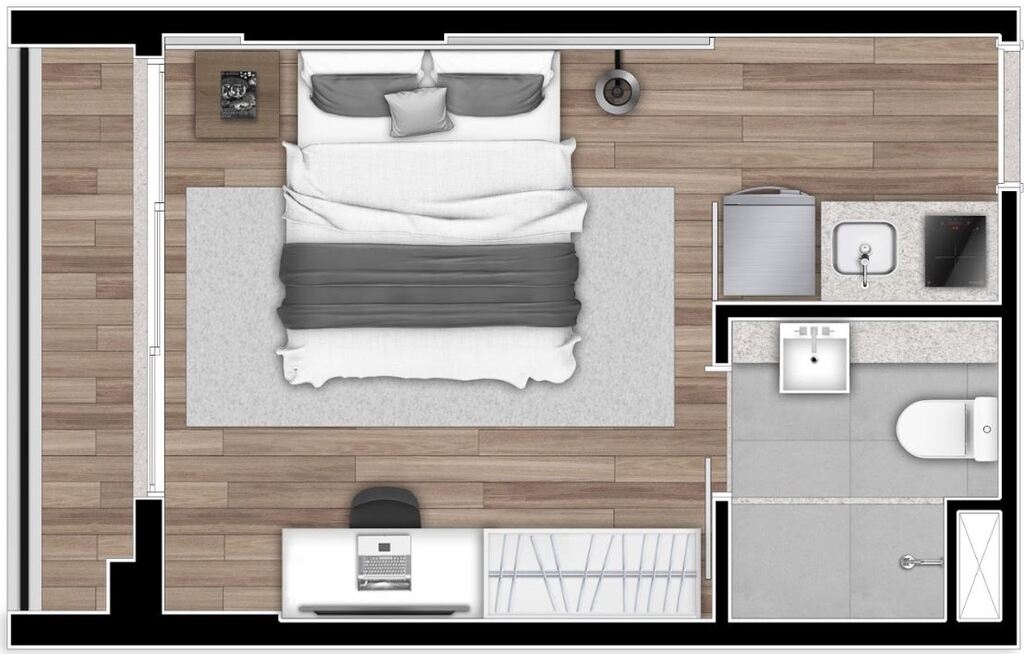 Next Haddock: 21m² studio