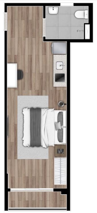 Next Haddock: 31m² studio