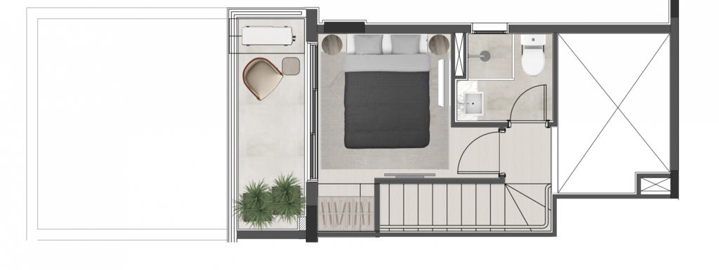 Next Paulista: 1 dorm 62m² duplex superior