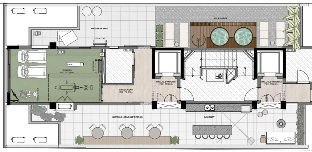 Planta do Next Vila Nova