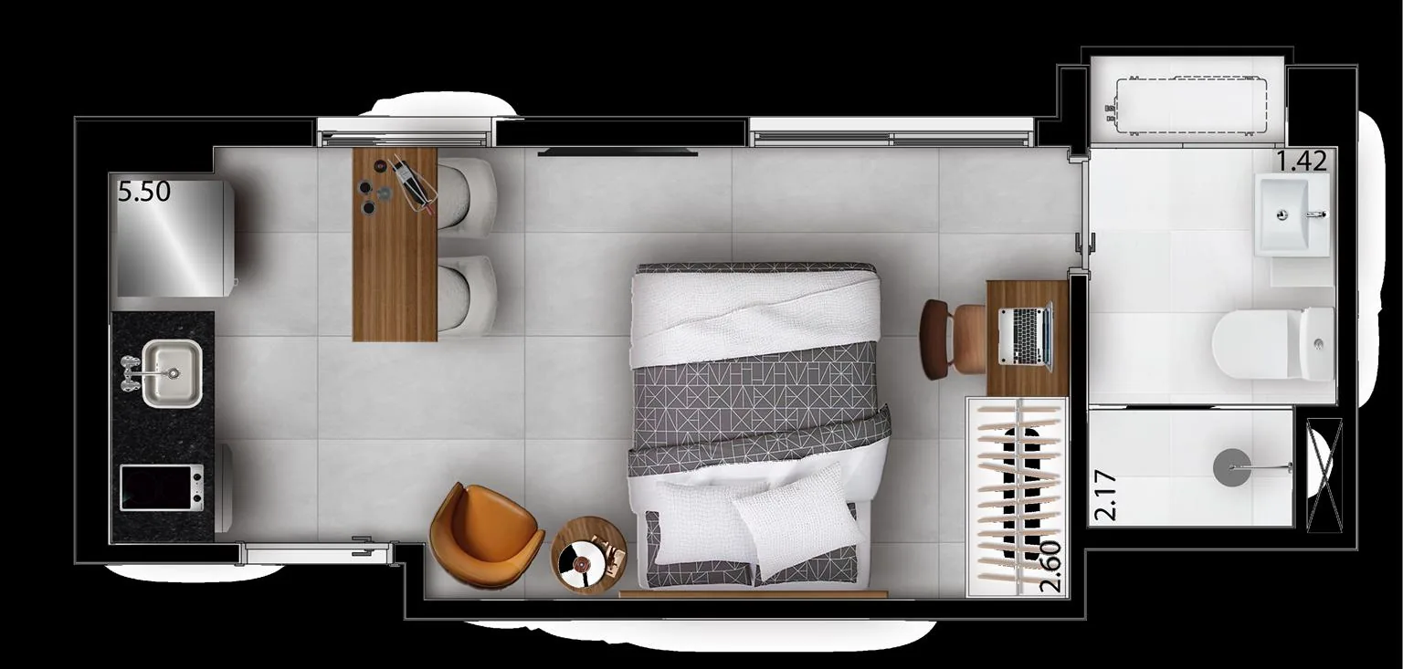 Planta do Next Vila Nova