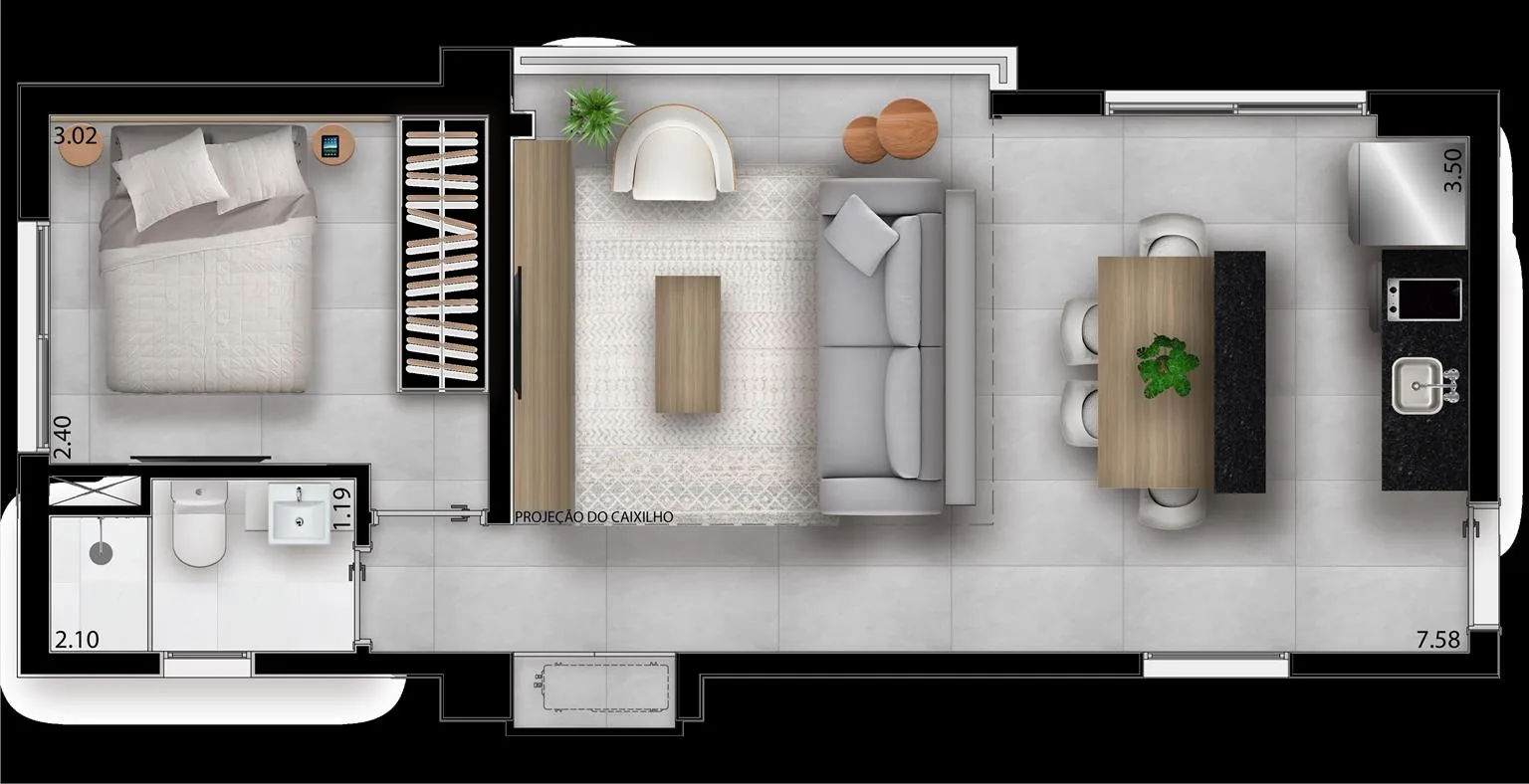 Planta do Next Vila Nova