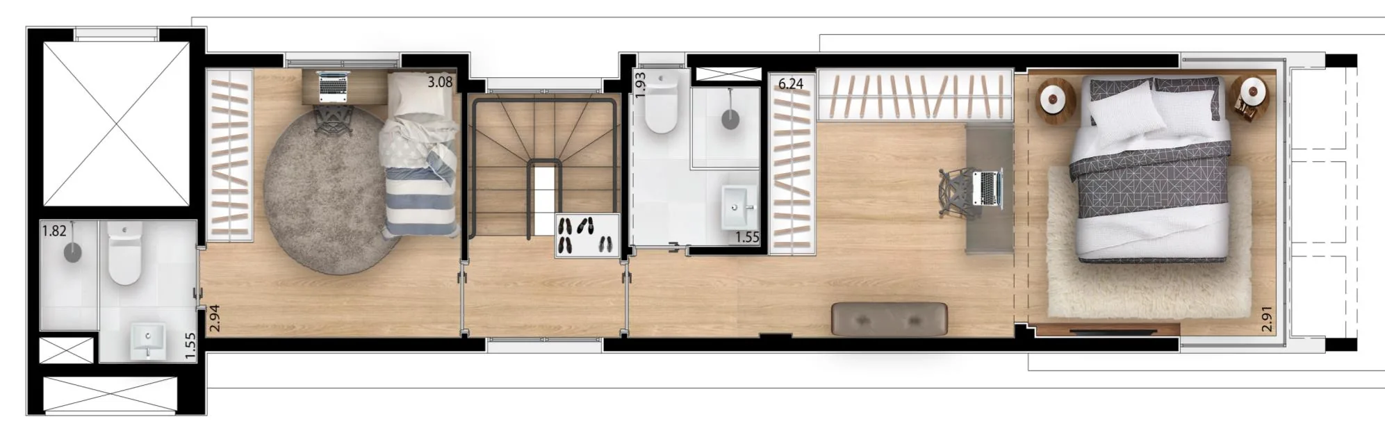 Planta do Next Vila Nova