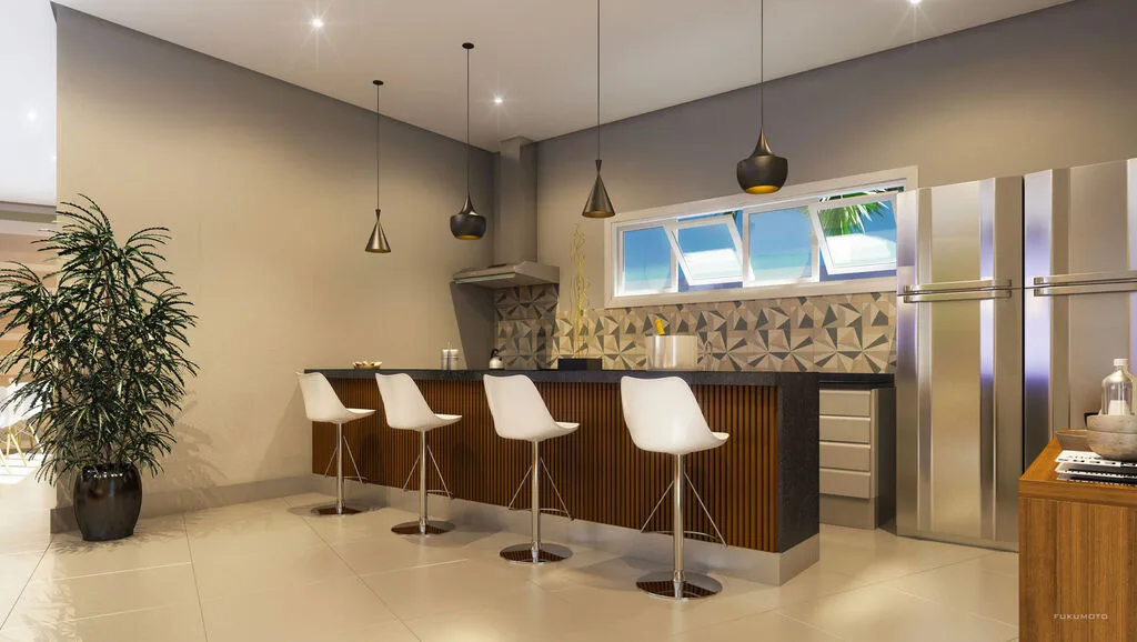 Novatto Residencial: Espaço gourmet