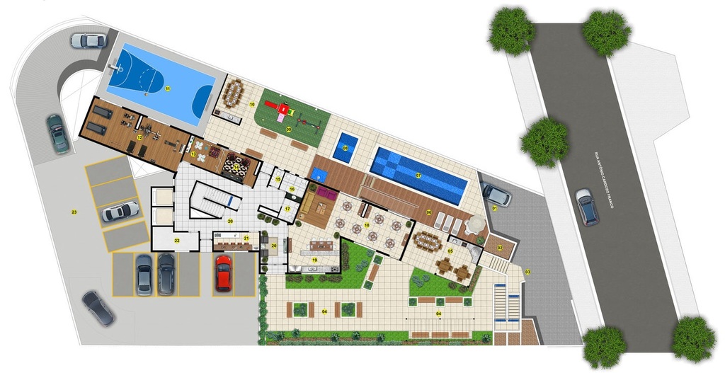 Novatto Residencial: Implantação