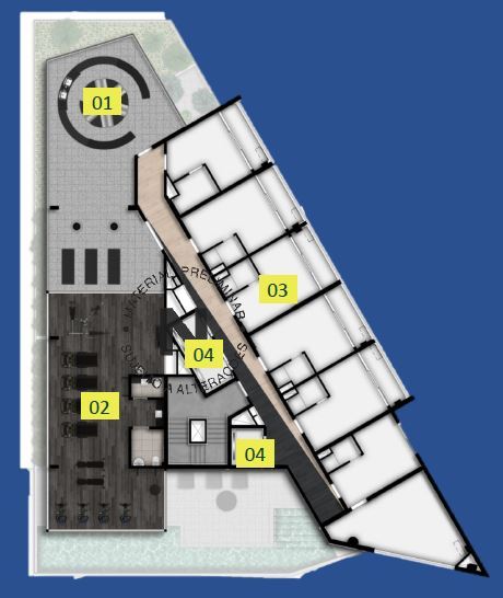 ON Cardoso de Melo: Implantação 19º pavimento