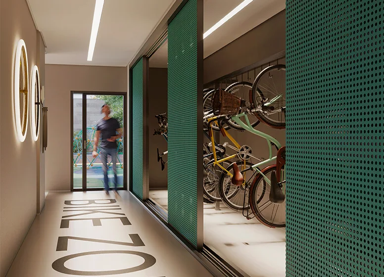 Oriz by Plano&Plano: Bicicletário