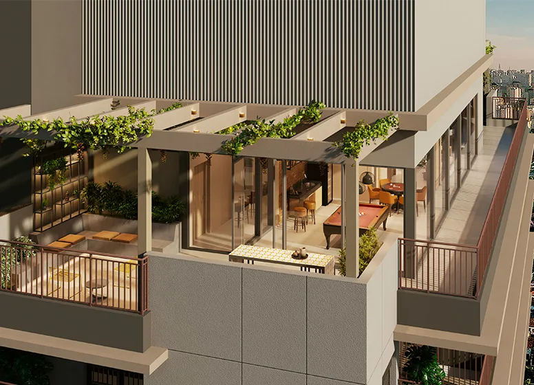 Oriz by Plano&Plano: Terraço coletivo