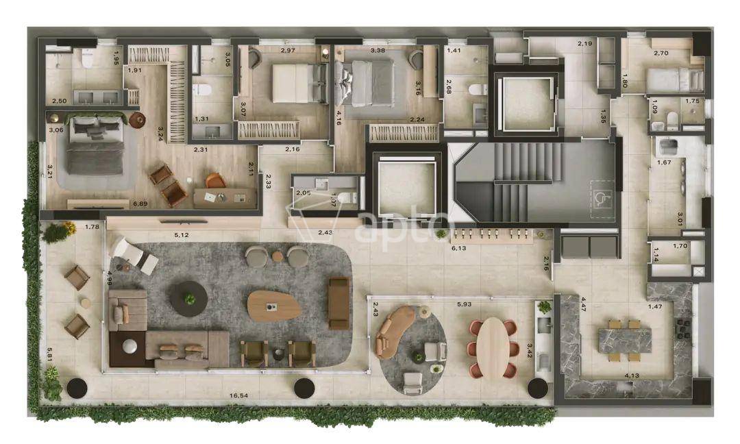 Planta do Oscar 900