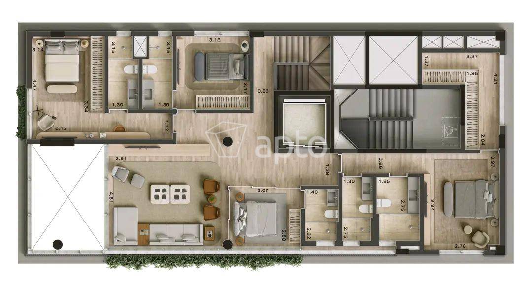 Planta do Oscar 900