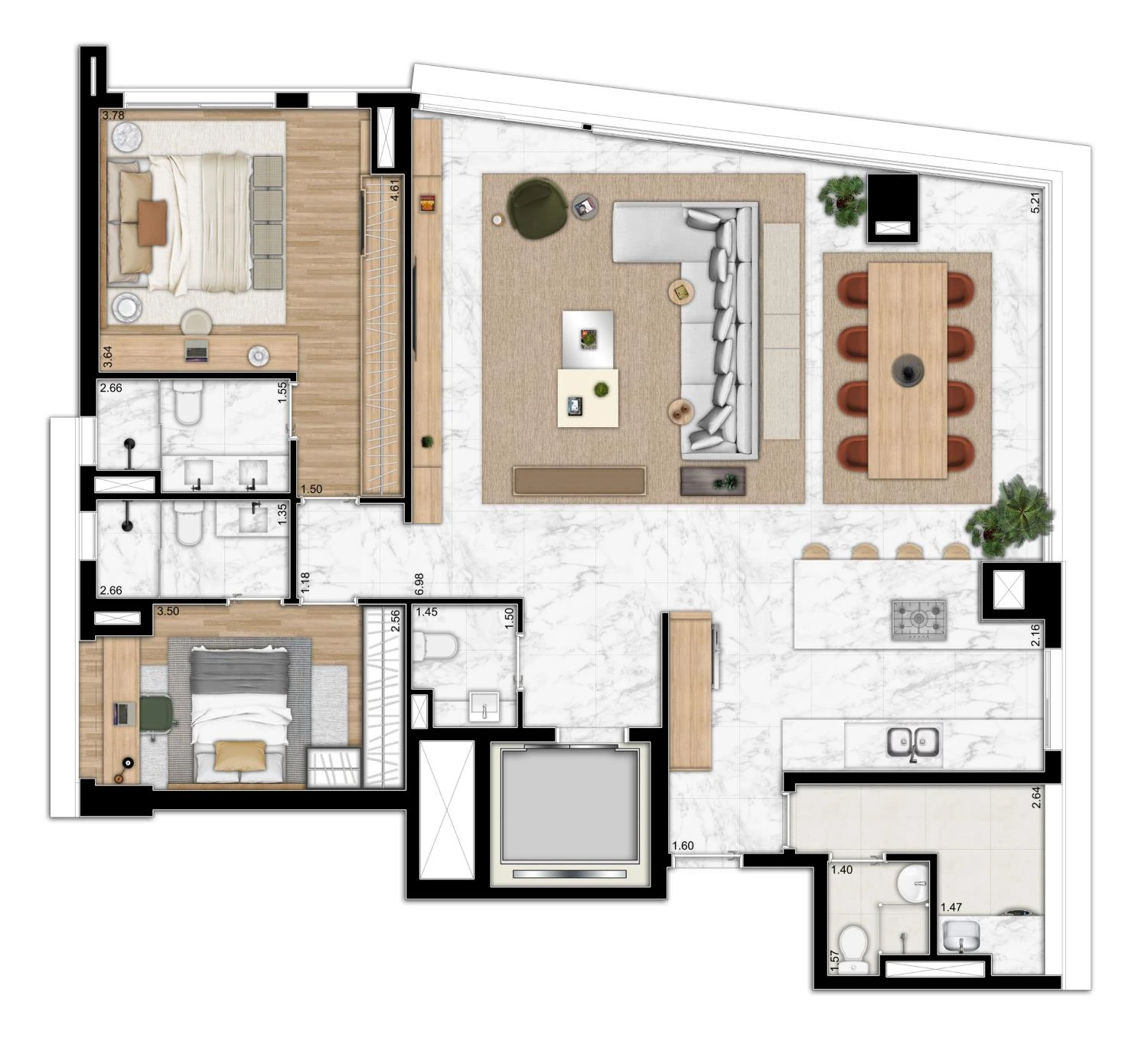 Planta do Oscar Itaim