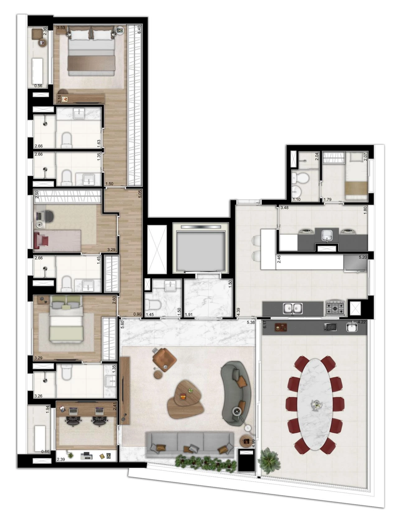 Planta do Oscar Itaim