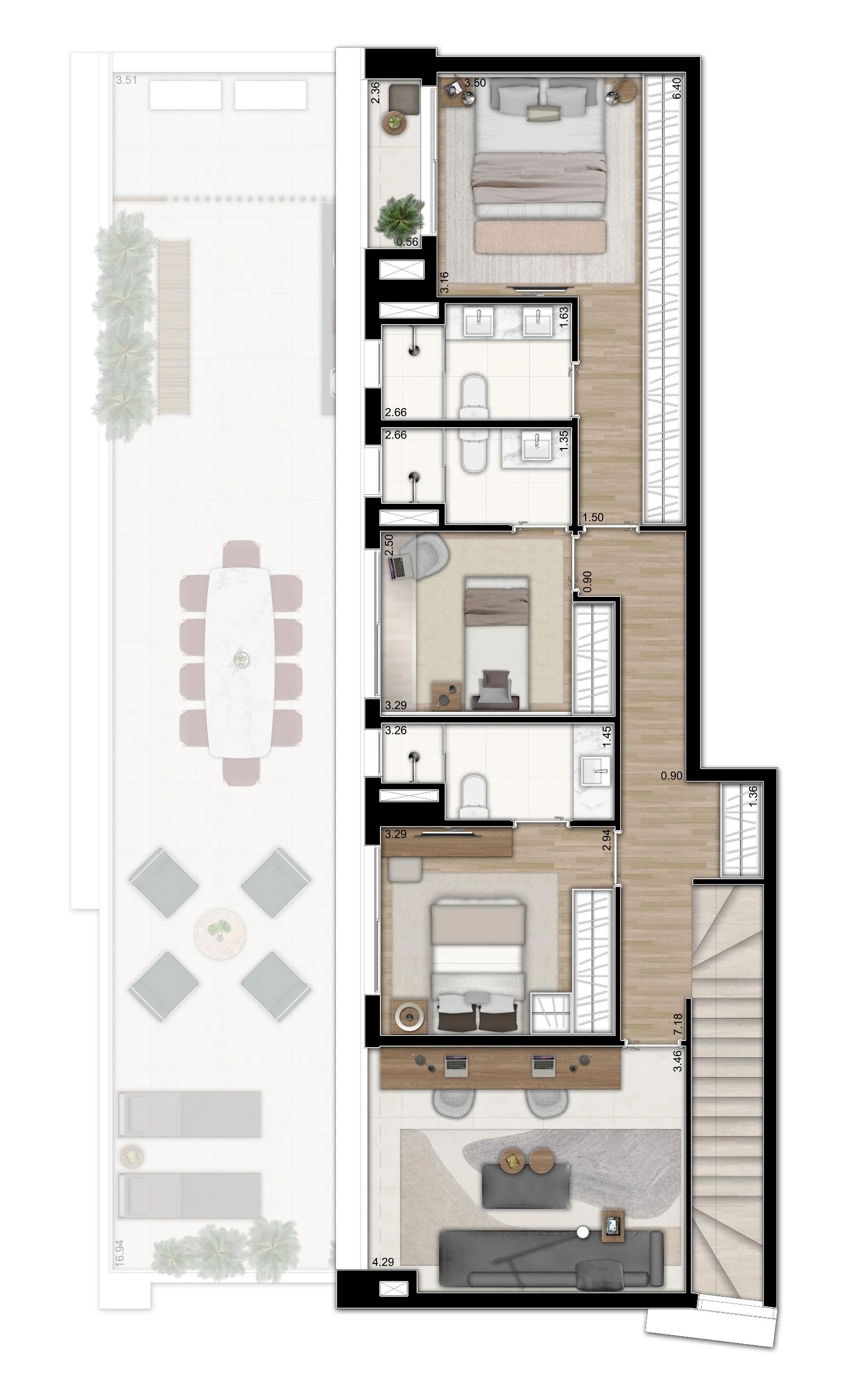 Planta do Oscar Itaim