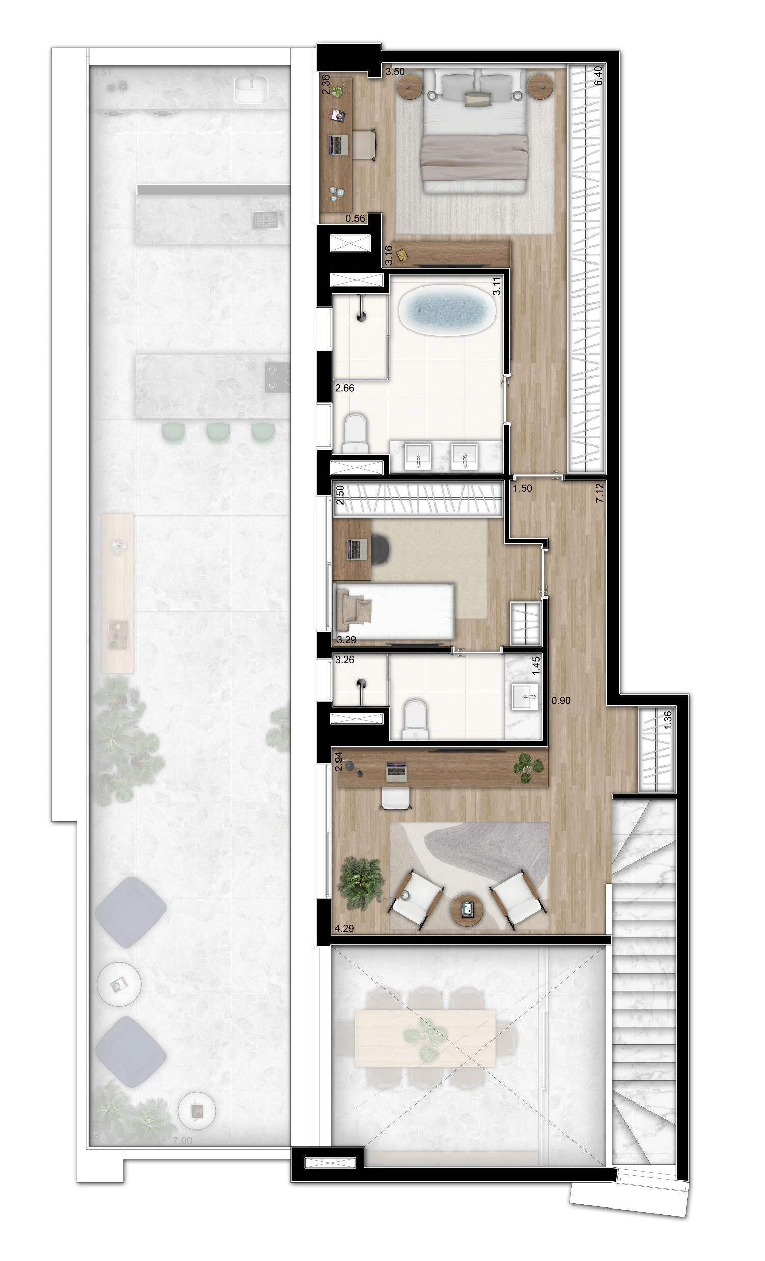 Planta do Oscar Itaim