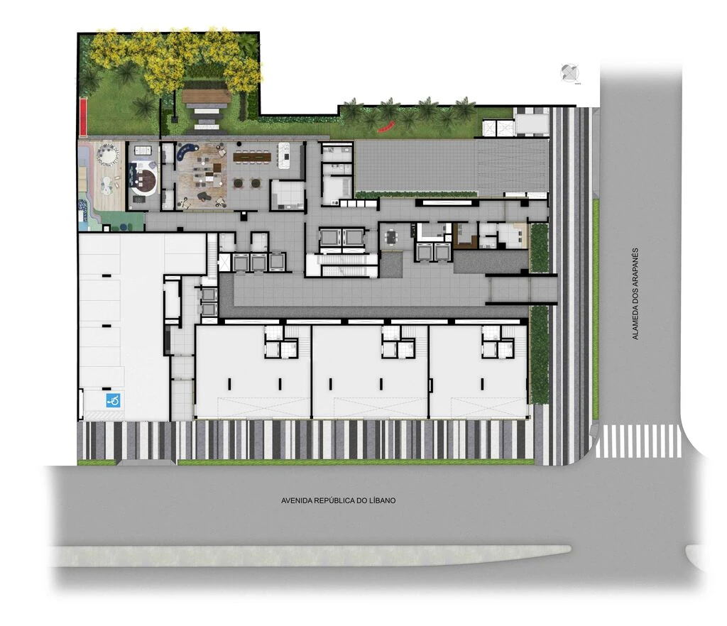 Park Avenue: Pavimento térreo