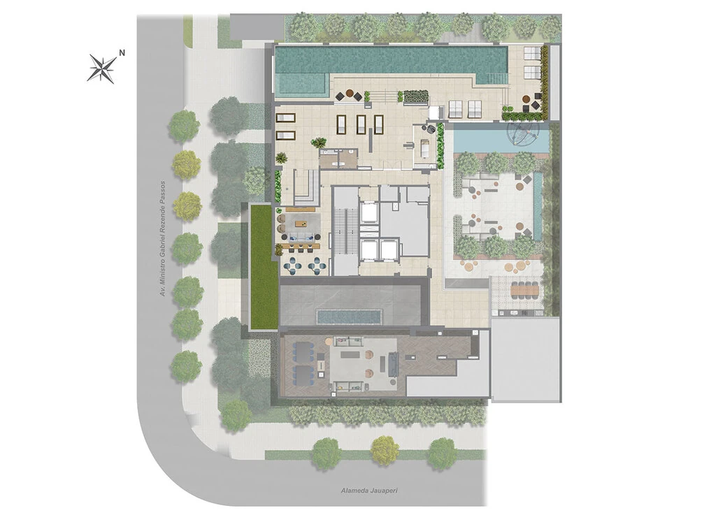 Planta do Park Lane