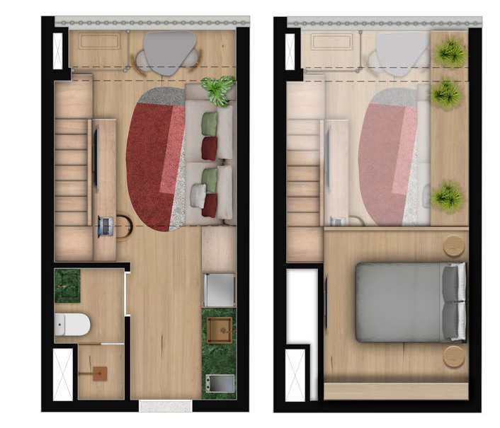 Park Mariana Life: 1 dorm 24m² loft