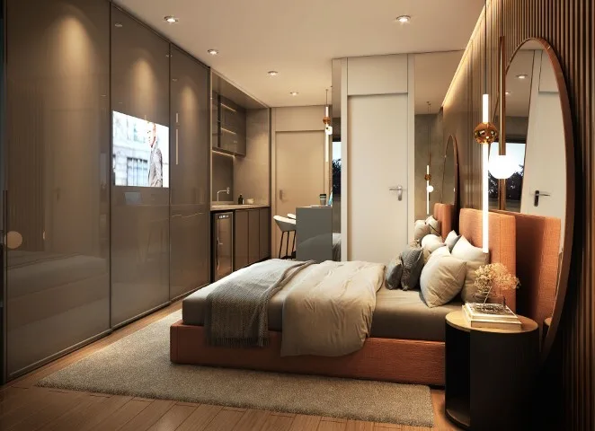 Place Klabin: Living Apto 22m² merge