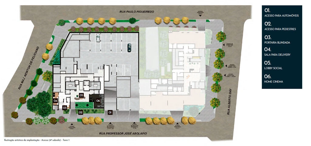 Planta do Place Klabin