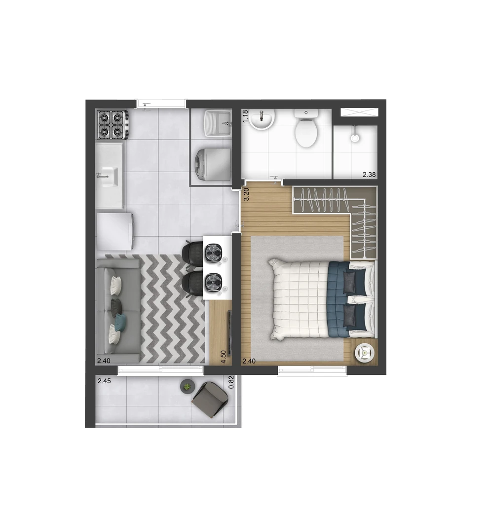 Planta do Plano&Park Santo Amaro Fase 1