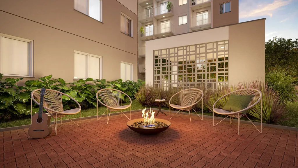 Plano&Vista Santo Amaro: Fire place
