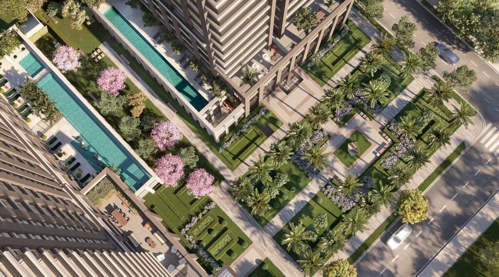 Praça Lindenberg Clodomiro no Itaim Bibi